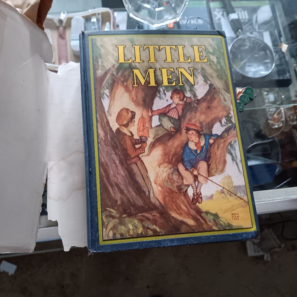 Little Men Book with Illustrated Cover